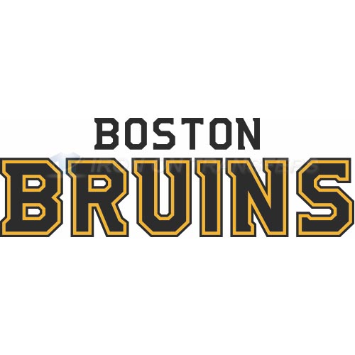 Boston Bruins Iron-on Stickers (Heat Transfers)NO.69